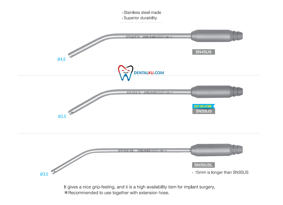 Surgical Suction Tips (Stainless) Preparation For Surgery