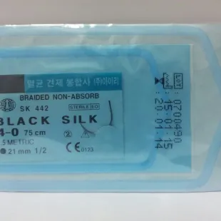 Suture Non Absorbable Black Silk 4.0 (Non Absorbable) 2 black_silk_4_0_sk442_isi