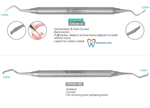 Periodontal Surgery Periodontal Chisel 2 chc36_37_chs13k_13kl