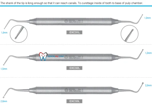 Excavator Endodontic Excavator 2 exc31l__exc32l__exc33l
