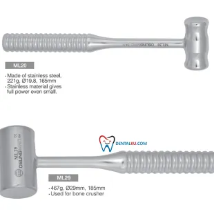 Bone Rongeurs - Nippers - Bone Files - Mallets - Tissue Plier Mallet 3 mallet_isinya_part_2