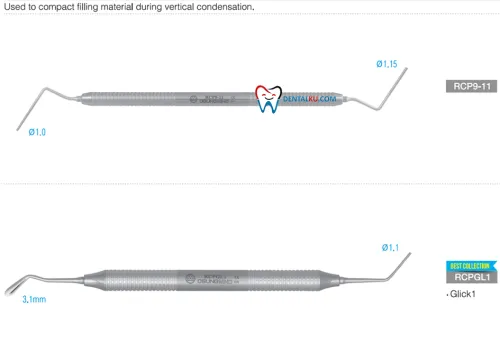 Endodontic Instrument Root Canal Plugger<br>(Double End) 3 rcp9_11__rcpgl1