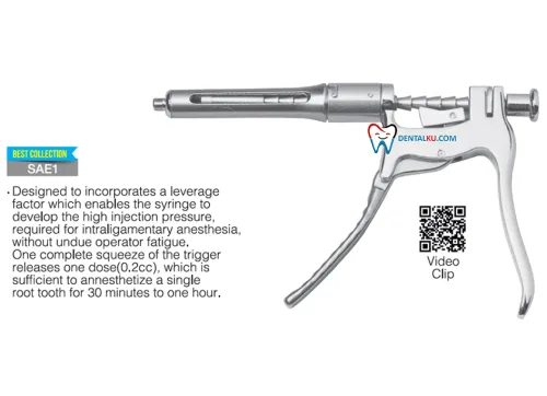 Endodontic Instrument Intraligamentary Syringe 2 sae1