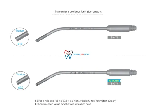 Preparation For Surgery Surgical Suction Tips (Titanium) 2 titanium_suct_tip_isinya