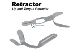 Maxillofacial Surgery Lip and Tongue Retractor