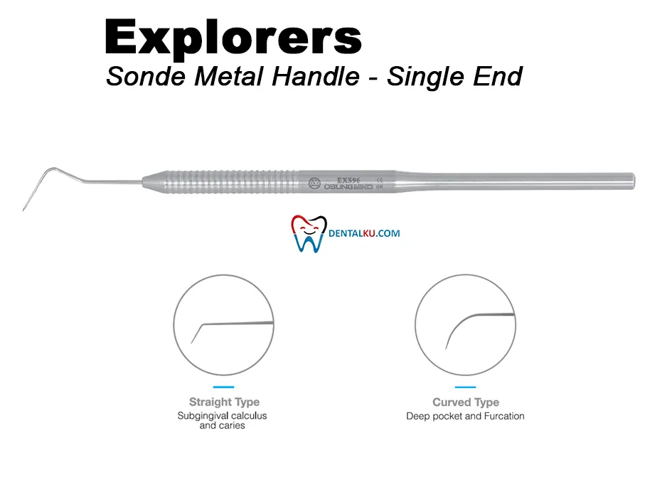 1インチエクステンション　(金の歯車✕クリーム) Explorers - Single End | Explorer | DENTALKU.COM