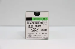 Suture Non Absorbable Black NylonPolyamide 20 Non Absorbable