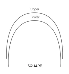 Rectangular Type Super Elastic NITI Archwire - Square Rectangular