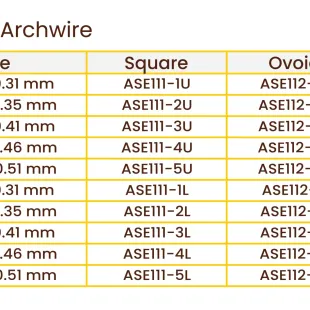 Round Type Super Elastic NITI Archwire - Square Round 2 ~blog/2024/2/1/tabel_super_elastic_niti_round_01