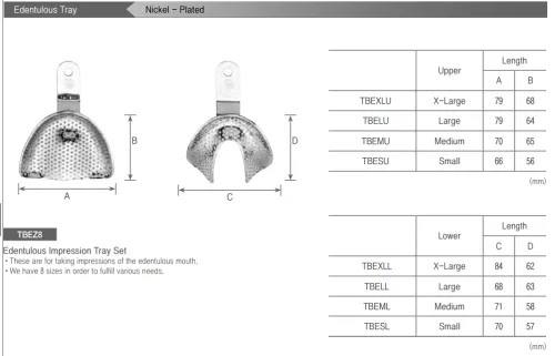 Impression Tray  Impression Tray Edentulous<br>(Nickel) 1 ~blog/2025/3/24/edentuloes_nickel