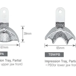 Impression Tray  Impression Tray Partial<br>(Nickel) 1 ~blog/2025/3/24/tbwpa_tbwpb